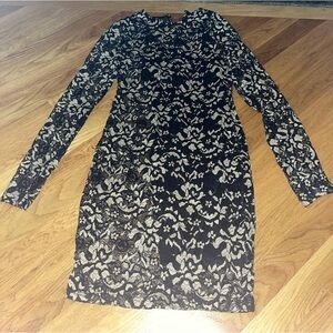 Forever 21 long sleeve body fitting homecoming dress